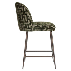 Counter stool Pullitzer moss labyrinth - Richmond Interiors