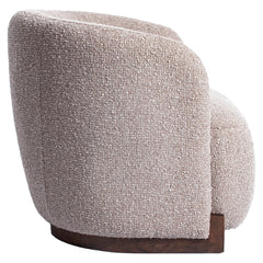 Lounge stoel Hannah mocca chunky fire retardant - Richmond Interiors