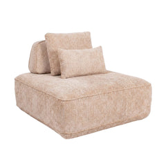 Sofa Tudor natural boldweave 1-seater movable backrest - Richmond Interiors