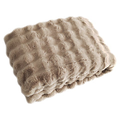Plaid Nordic Plush beige 150x200 - Richmond Interiors