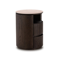 Nightstand Nando brown 2-drawers - Richmond Interiors