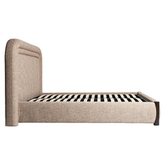 Bed Citadel sand tweed 160x200 (mattress size (excl.)) - Richmond Interiors