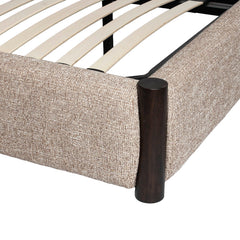 Bed Citadel sand tweed 160x200 (mattress size (excl.)) - Richmond Interiors