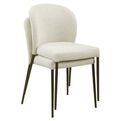 Dining chair Stacker  biscotti fire retardant (Set of 2) - Richmond Interiors