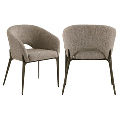 Esszimmerstuhl Kenzi brown tweed  - Richmond Interiors