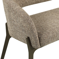 Dining bench Kenzi brown tweed - Richmond Interiors