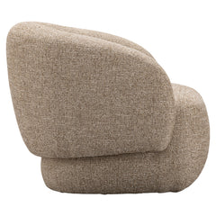 Lounge chair Milano sand tweed fire retardant - Richmond Interiors