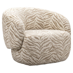 Lounge chair Milano beige tiger - Richmond Interiors