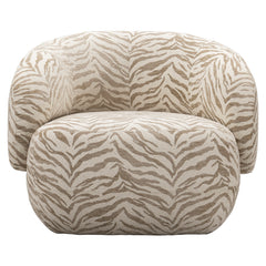 Lounge chair Milano beige tiger - Richmond Interiors