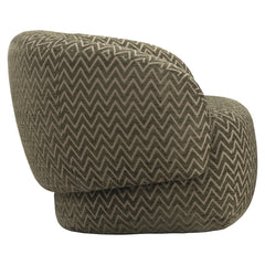 Lounge chair Milano moss chevron - Richmond Interiors
