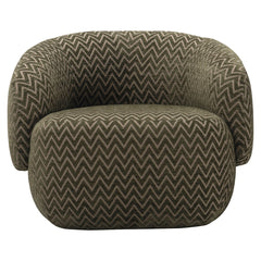 Lounge chair Milano moss chevron - Richmond Interiors