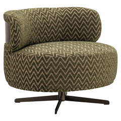 Lounge chair Lauren moss chevron - Richmond Interiors