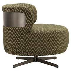 Lounge chair Lauren moss chevron - Richmond Interiors