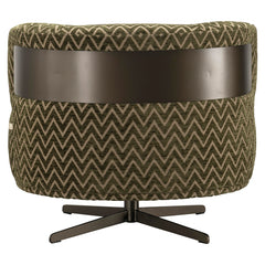Lounge chair Lauren moss chevron - Richmond Interiors
