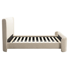 Bed Divana beige chevron  160x200 - Richmond Interiors