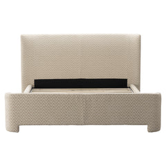 Bed Divana beige chevron  160x200 - Richmond Interiors