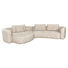 Sofa Angusto natural softweave lounge left - Richmond Interiors