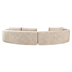 Sofa Angusto natural softweave lounge left - Richmond Interiors
