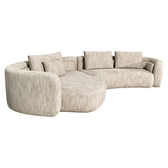 Sofa Angusto natural softweave lounge left - Richmond Interiors