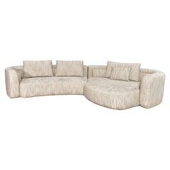 Sofa Angusto natural softweave lounge right - Richmond Interiors