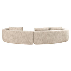 Sofa Angusto natural softweave lounge right - Richmond Interiors