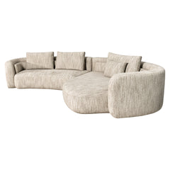 Sofa Angusto natural softweave lounge right - Richmond Interiors
