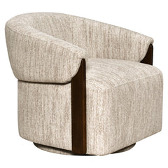 Lounge chair Marina natural softweave swivel fire retardant  - Richmond Interiors