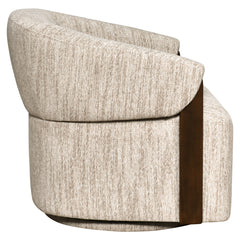 Lounge chair Marina natural softweave swivel fire retardant  - Richmond Interiors