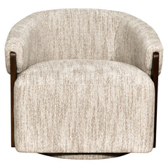 Lounge chair Marina natural softweave swivel fire retardant  - Richmond Interiors