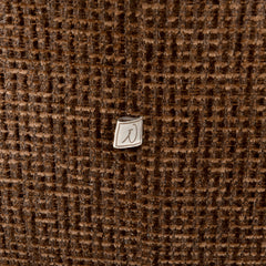 Lounge chair Marina brown blockweave swivel fire retardant - Richmond Interiors