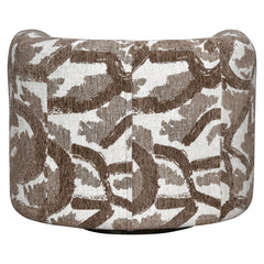 Lounge stoel Talley brown nature swivel - Richmond Interiors