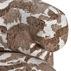Lounge stoel Talley brown nature swivel - Richmond Interiors