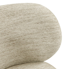 Dining chair Amely natural softweave swivel - Richmond Interiors