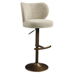 Bar stool Amely natural softweave swivel - Richmond Interiors