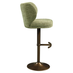 Bar stool Amely pistache softweave swivel - Richmond Interiors