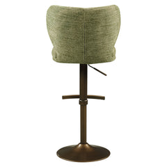 Bar stool Amely pistache softweave swivel - Richmond Interiors