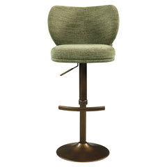 Bar stool Amely pistache softweave swivel - Richmond Interiors