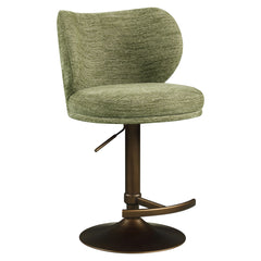Bar stool Amely pistache softweave swivel - Richmond Interiors