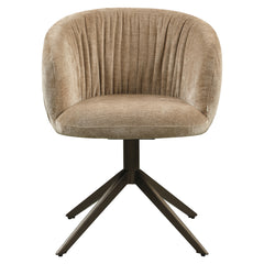Dining chair Cassi sand soft swivel - Richmond Interiors
