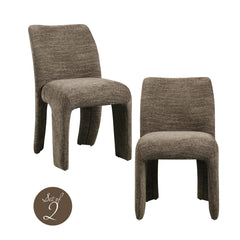 Esszimmerstuhl Maya brown softweave (Set of 2) - Richmond Interiors