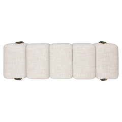 Bench Caleo cream tweed - Richmond Interiors