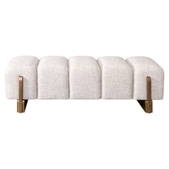 Bench Caleo cream tweed - Richmond Interiors