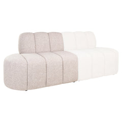 Dining bench Landmark customized open end left straight - Richmond Interiors