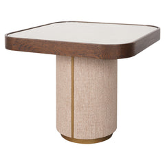 End table Willox beige  including glass - Richmond Interiors