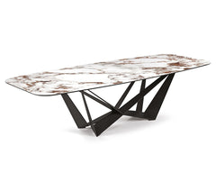 Skorpio Ceramic dining table 200x120 - Cattelan Italia