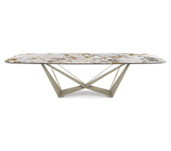 Skorpio Ceramic dining table 200x120 - Cattelan Italia