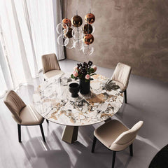 Eliot Ceramic dining table round ø158 - Cattelan Italia