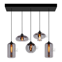 Pendant lamp 5 lamps version A - BY EVE