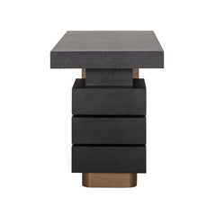 Bureau Alexander Jones charcoal (Connar) - Richmond Interiors