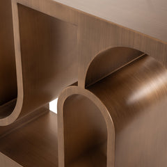 Console Alexander Jones brushed gold (Lugano) - Richmond Interiors